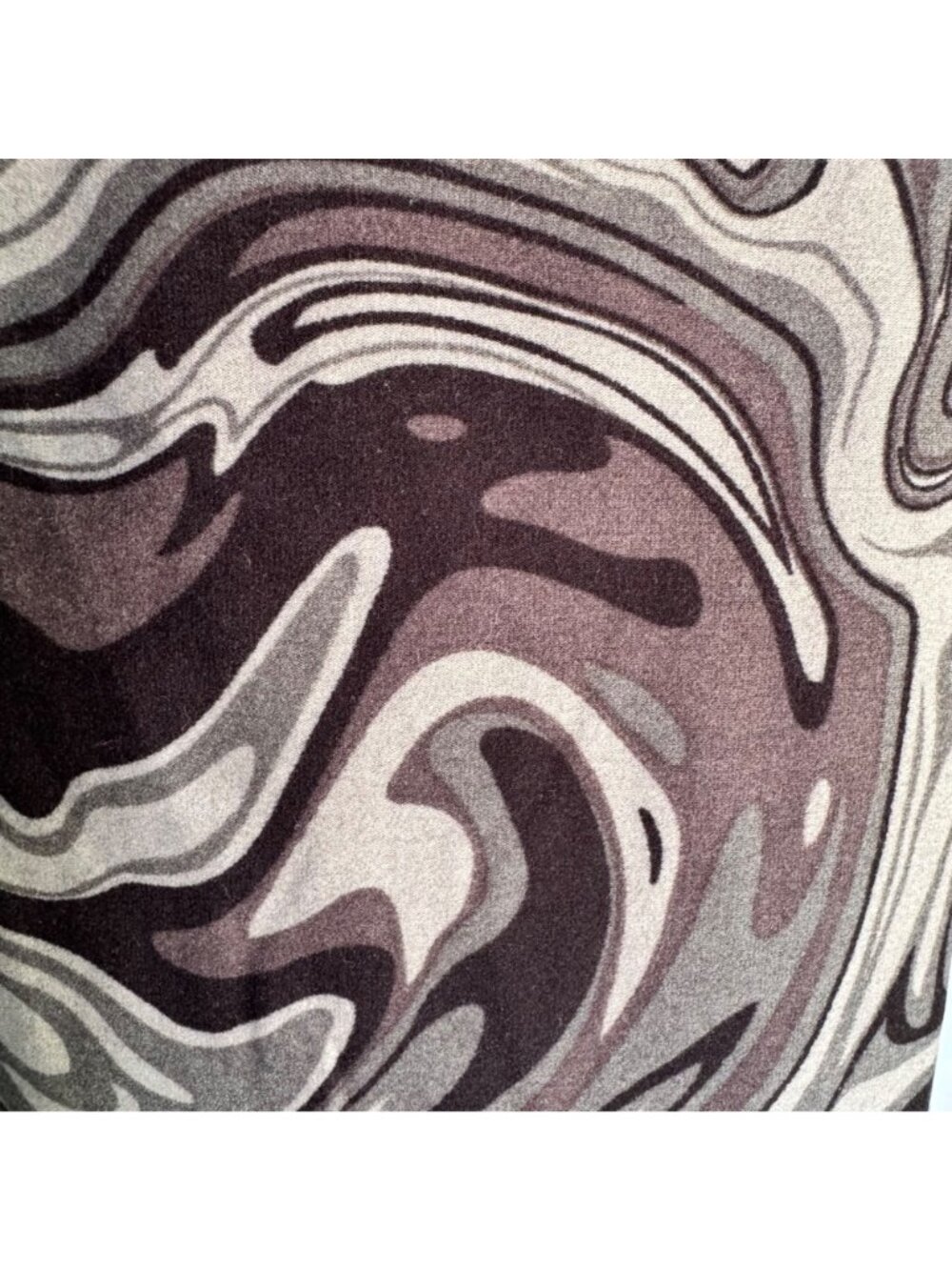 Just Cozy Womens All-Season Leggings Swirl Camouflage Print M/L Lightweight NWT - Picture 5 of 9